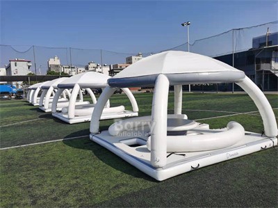  Party Leisure Inflatable Dock Shelter Inflatable Island Floating Lounge Dock